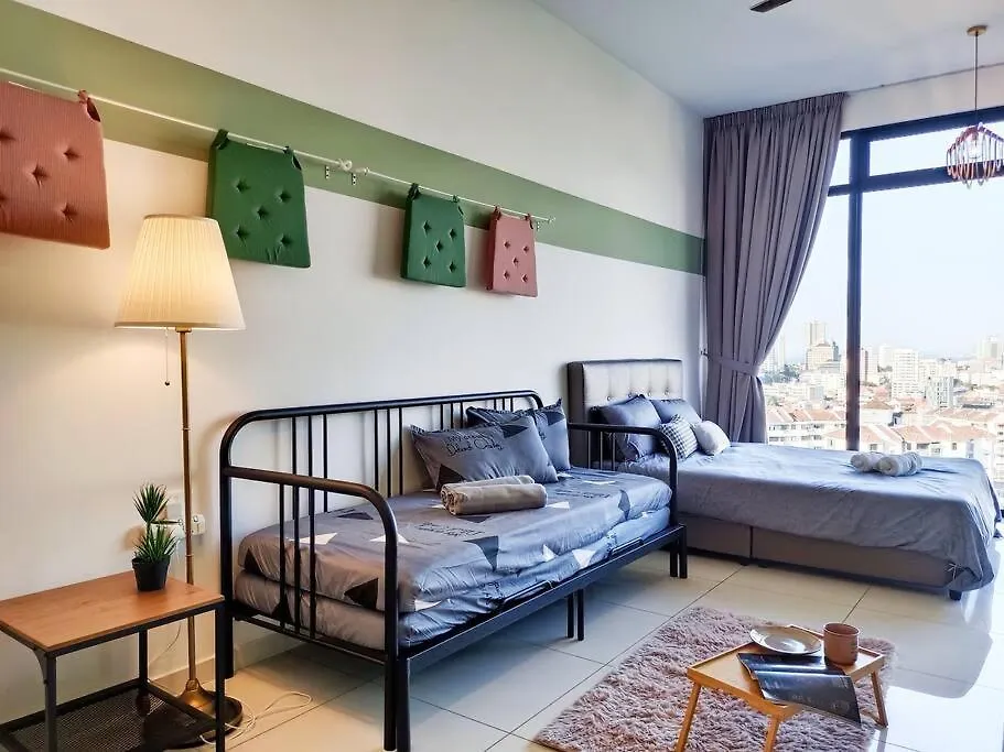 2Br Luxury Rooftop Swimming Pook Homestay@Georgetown@10Pax - 无敌美景两房民宿