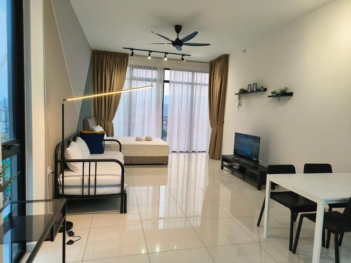 Apartment 2Br Luxury Rooftop Swimming Pook Homestay@Georgetown@10Pax - 无敌美景两房民宿